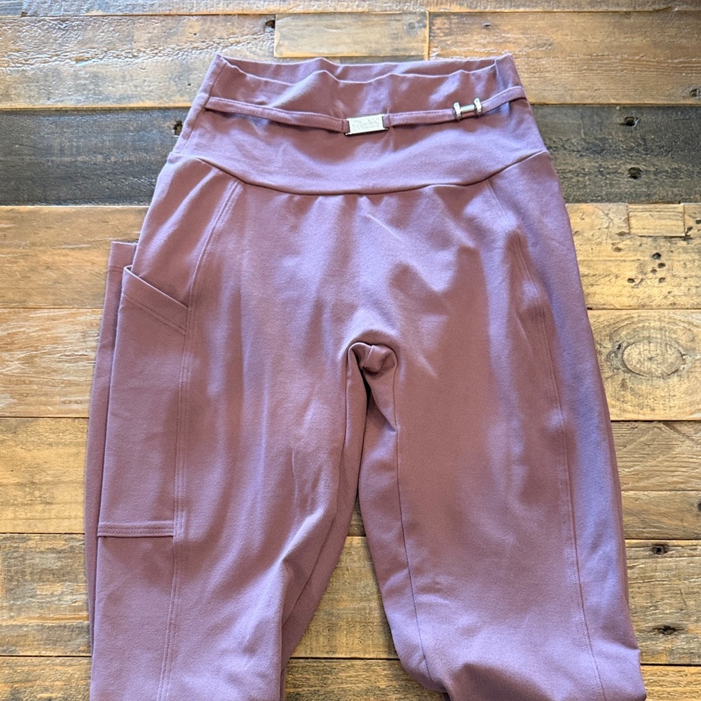 Bombshell Sportswear Barbell Mauve Leggings